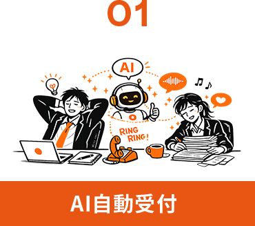 AI自動受付